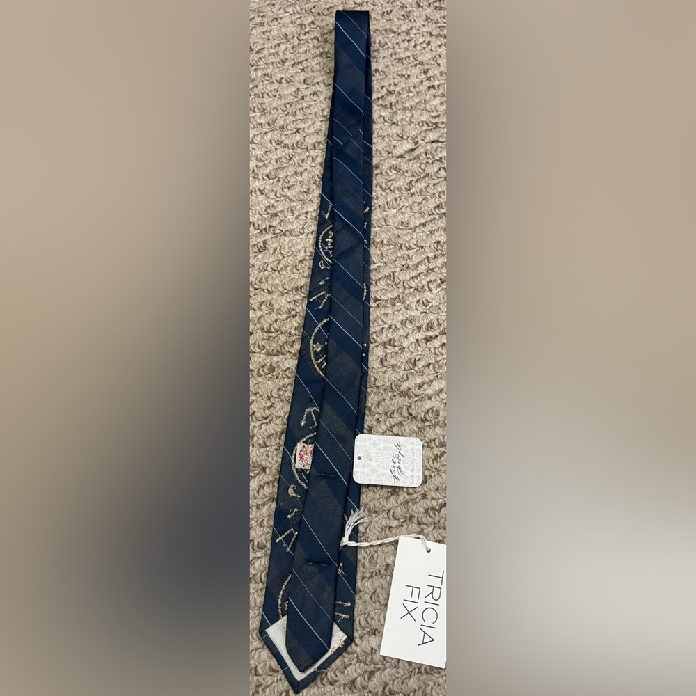 NWT Free People Tricia Fix Embellished Tie - blue - one size / ALL - Picture 12 of 13